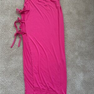 ASOS maxi skirt with split leg details